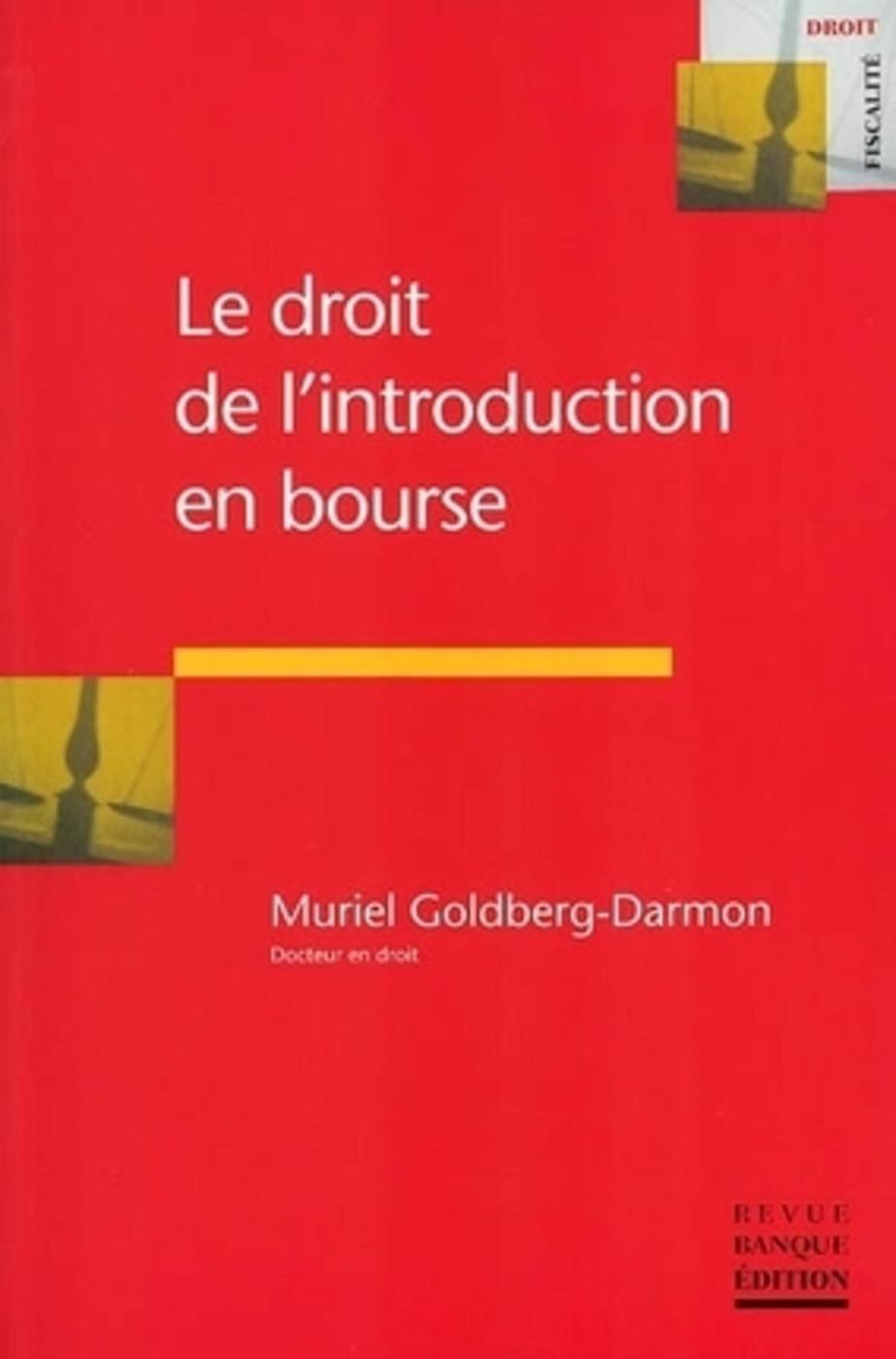 Le droit de l'introduction en bourse