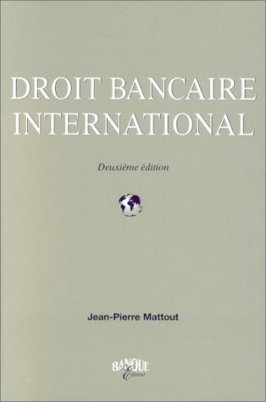 Droit bancaire international