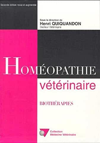 HOMEOPATHIE VETERINAIRE  2EME EDITION