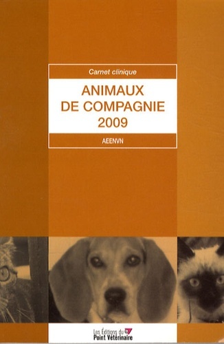 CARNET CLINIQUE ANIMAUX DE CIE 2009