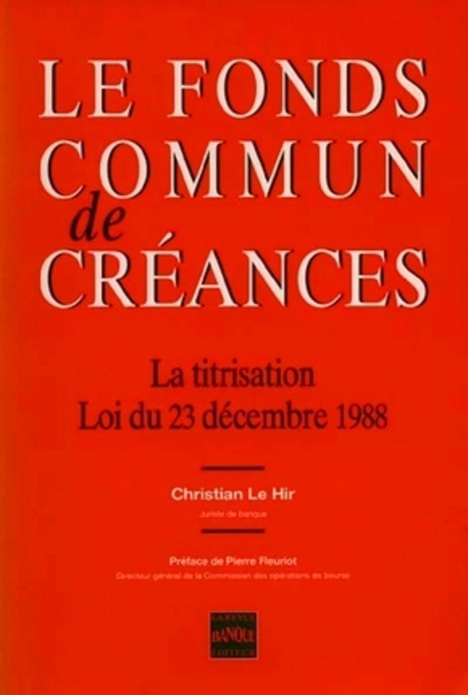 Le fonds commun de créances