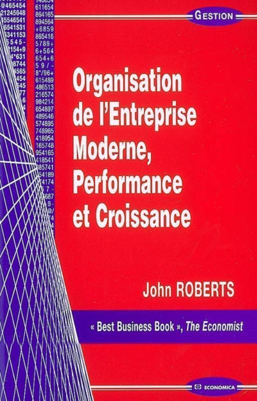 ORGANISATION DE L'ENTREPRISE MODERNE