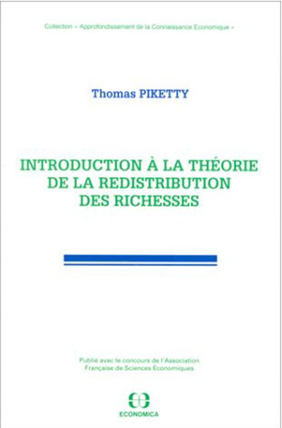 INTRODUCTION A LA THEORIE DE LA REDISTRIBUTION DES RICHESSES