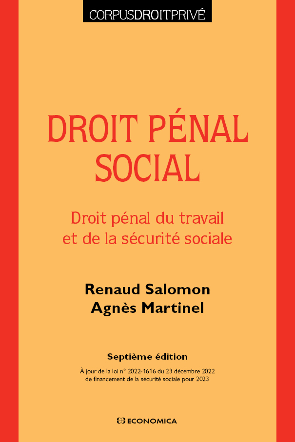 Droit pénal social, 7e éd.