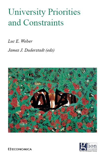 UNIVERSITY PRIORITIES AND CONSTRAINTS