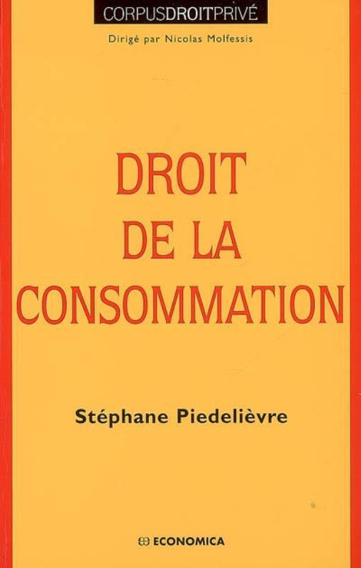 DROIT DE LA CONSOMMATION