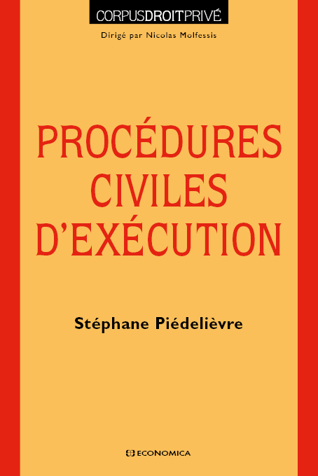 PROCEDURES CIVILES D'EXECUTION