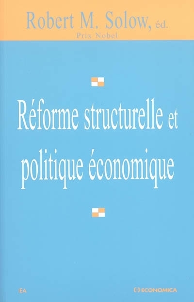 REFORME STRUCTURELLE ET POLITIQUE ECONOMIQUE
