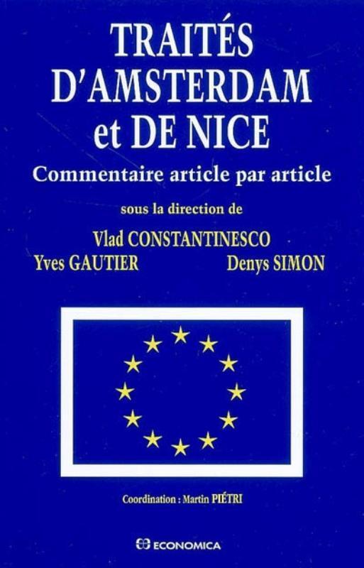TRAITES D'AMSTERDAM ET DE NICE