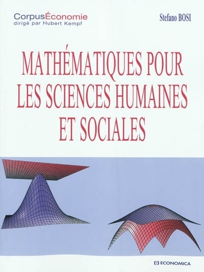 MATHEMATIQUES POUR LES SCIENCES HUMAINES ET SOCIALES