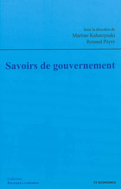 SAVOIRS DE GOUVERNEMENT