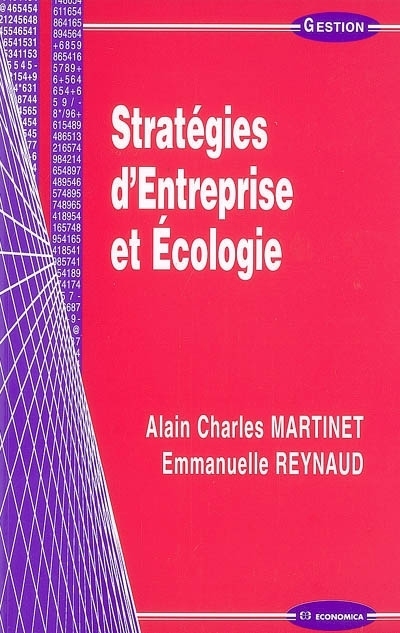 STRATEGIE D'ENTREPRISE ET ECOLOGIE