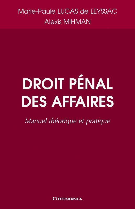 DROIT PENAL DES AFFAIRES