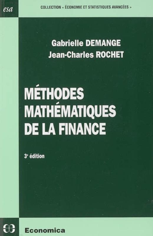 METHODES MATHEMATIQUES DE LA FINANCE