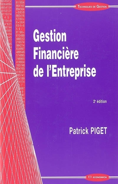GESTION FINANCIERE DE L'ENTREPRISE