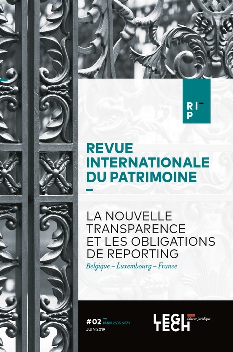 LA NOUVELLE TRANSPARENCE ET LES OBLIGATIONS DE REPORTING