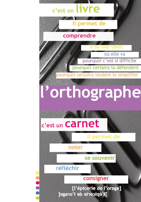 L'orthographe