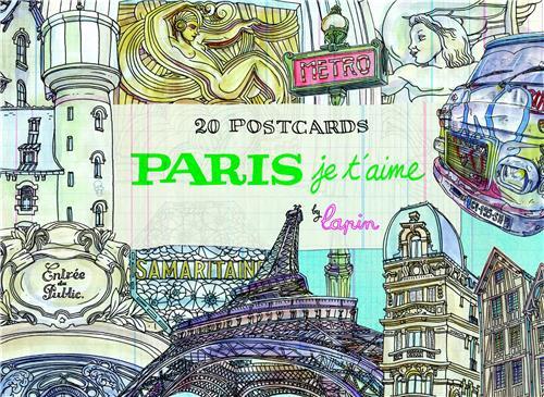 Paris, je t'aime - 20 Postcards /anglais