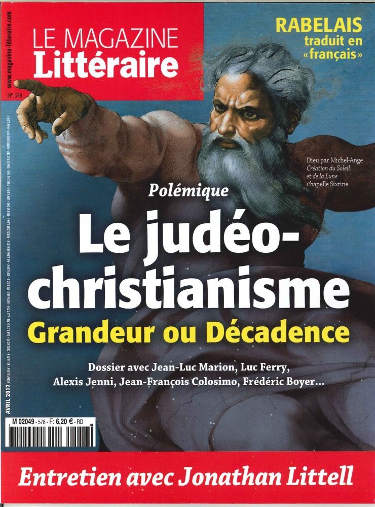 Le Magazine Litteraire N°578 Le Judeo-Christianisme Avril 2017