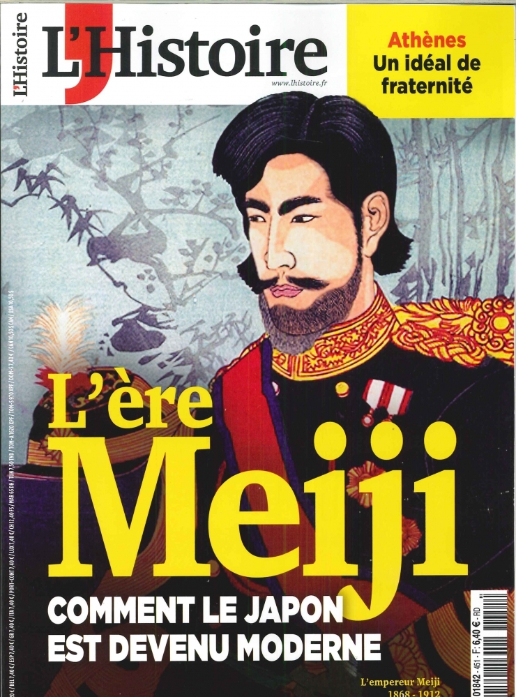 L'Histoire N°451 L'Ere Meiji  - septembre 2018