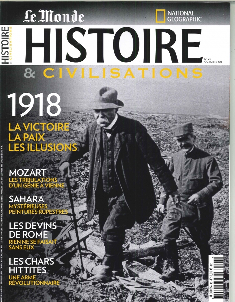 Histoire et civilisations N°43 1918, une paix perdue - octobre 2018
