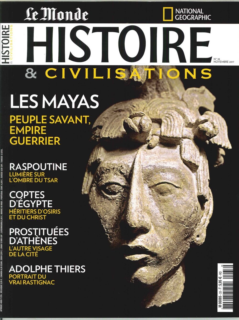 Histoire & Civilisations N°33 Les Mayas Novembre 2017