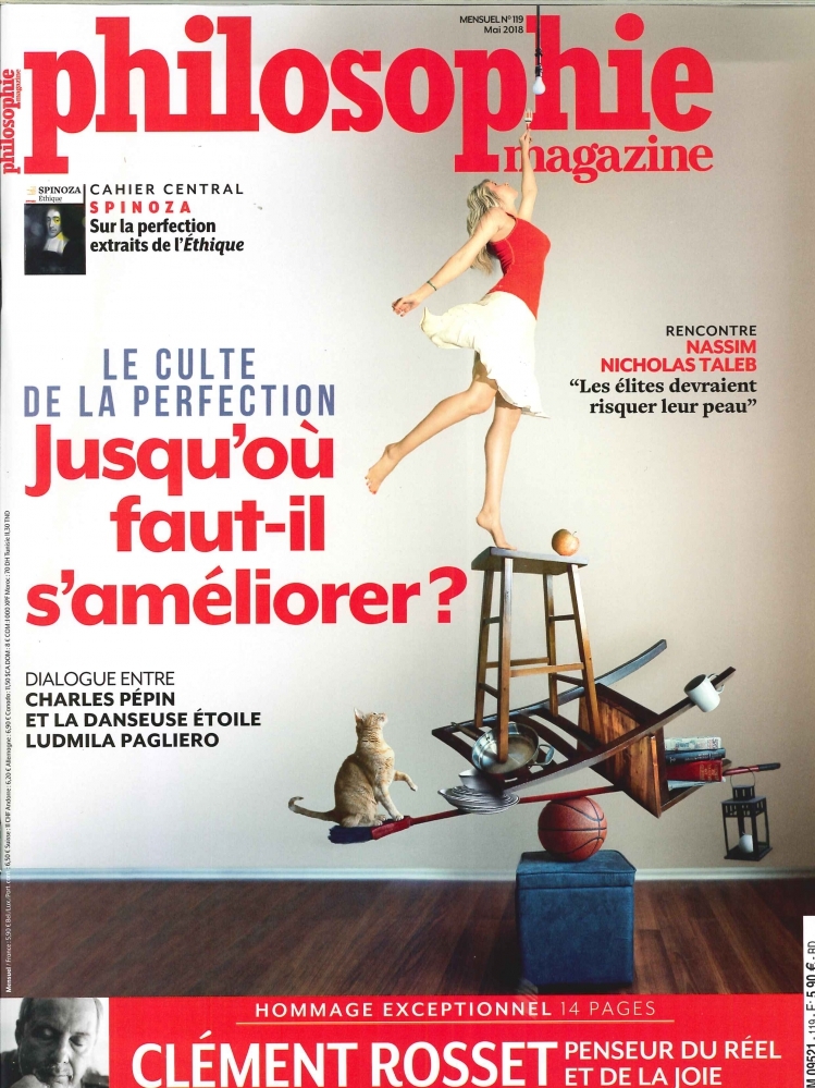 Philosophie Magazine N°119 Jusqu'où faut-il s'amélliorer ? - mai 2018