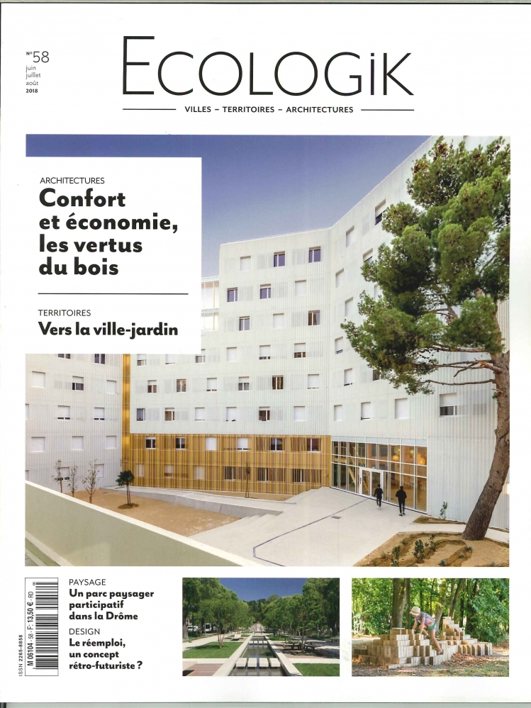 Ecologik N°58  Confort et economie les vertus du bois - juin/juillet/août 2018