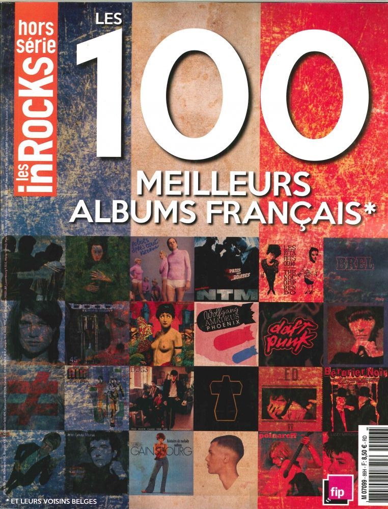 Les Inrocks Hs N° 86  Les 100 Meilleurs Albums Francais Aout 2017