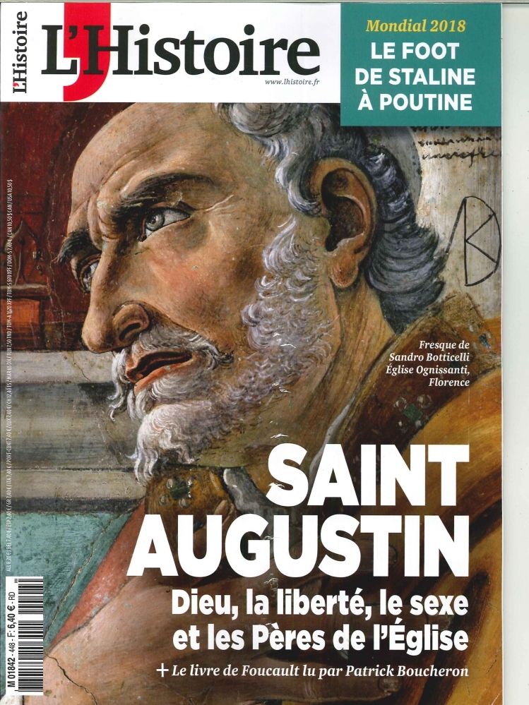 L'Histoire N°448 St Augustin - juin 2018