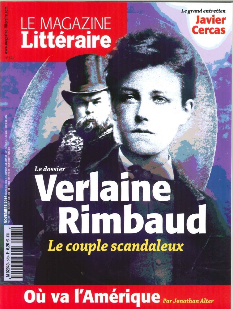 Le Magazine Litteraire N°573 Verlaine Rimbaud Novembre 2016