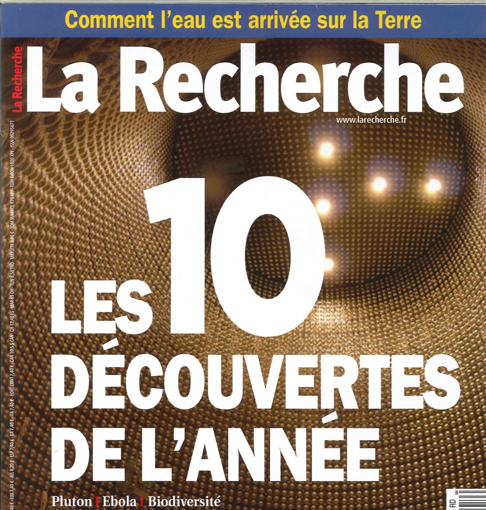 SOLDE 1.92 LA RECHERCHE 507 LES 10 DECOUVERTES DE LANNEE JANVIER 2016