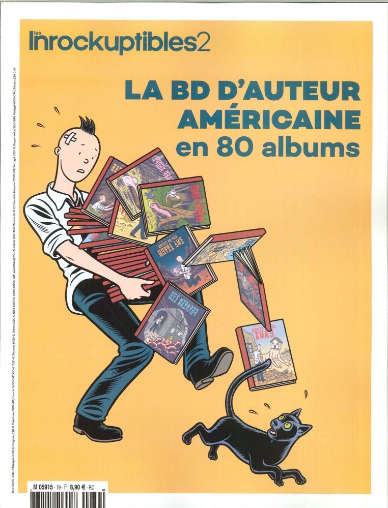 Les Inrockuptibles2 N° 79  La Bd D'Auteurs Americaine En 100 Albums Janvier 2018