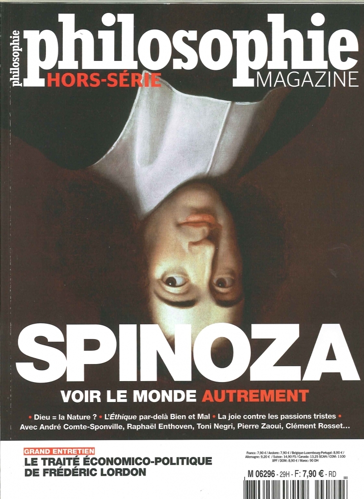 Philosophie Magazine Hs 29 Spinoza Voir Le Monde Autrement Avril 2016
