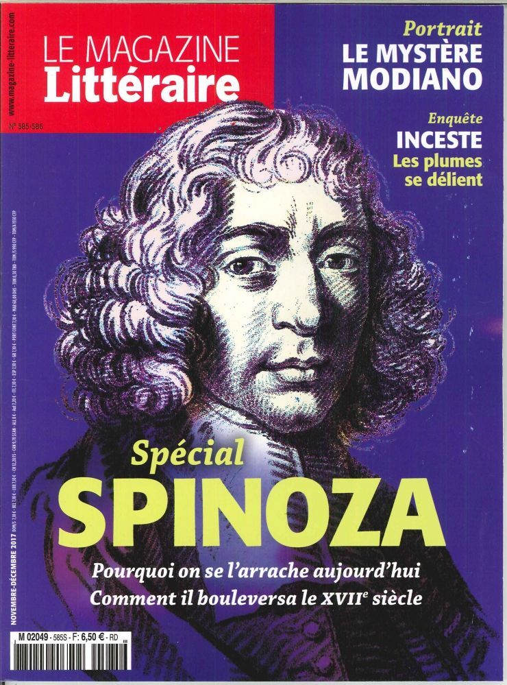 Le Magazine Litteraire N°585  Spinoza Novembre  2017