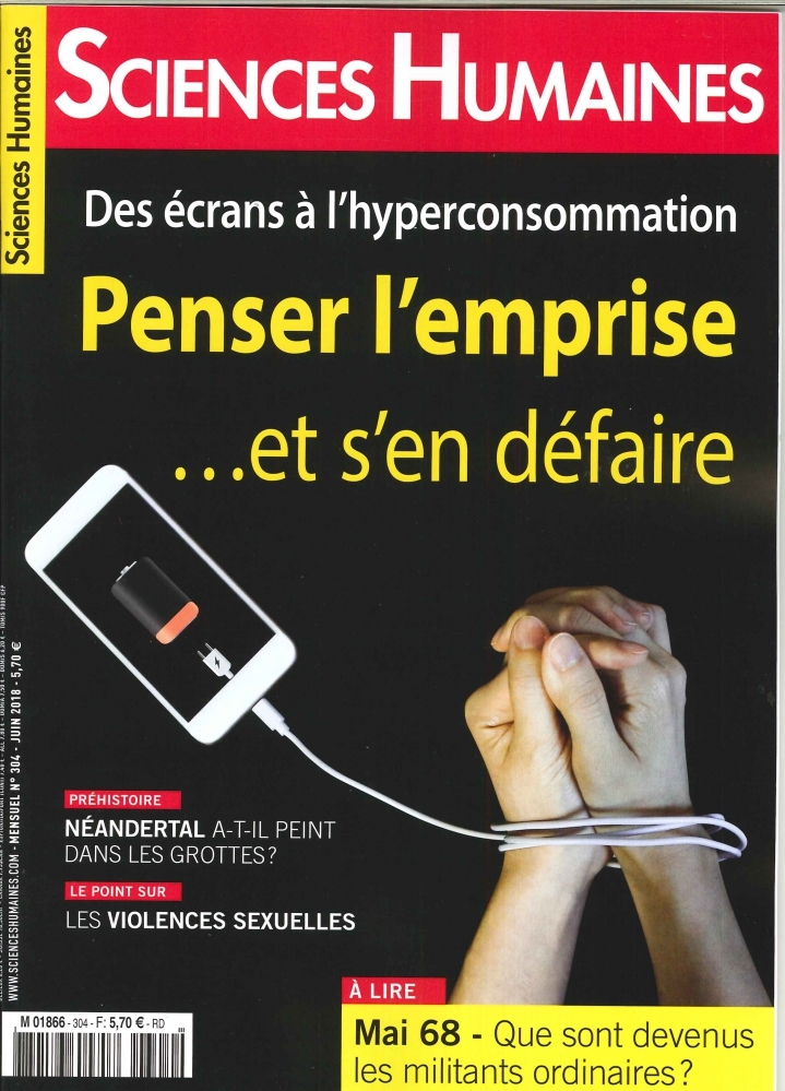 Sciences Humaines N°304  Penser l'emprise et s'en défaire - juin 2018