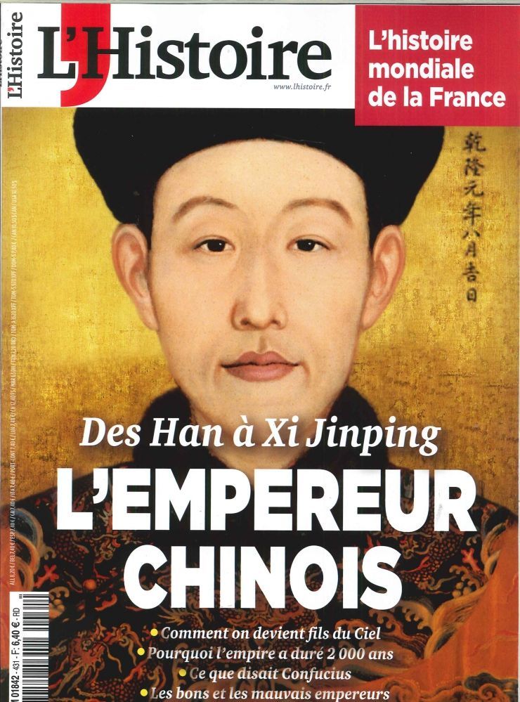 L'Histoire N°431 L'Empereur Chinois Janvier 2017