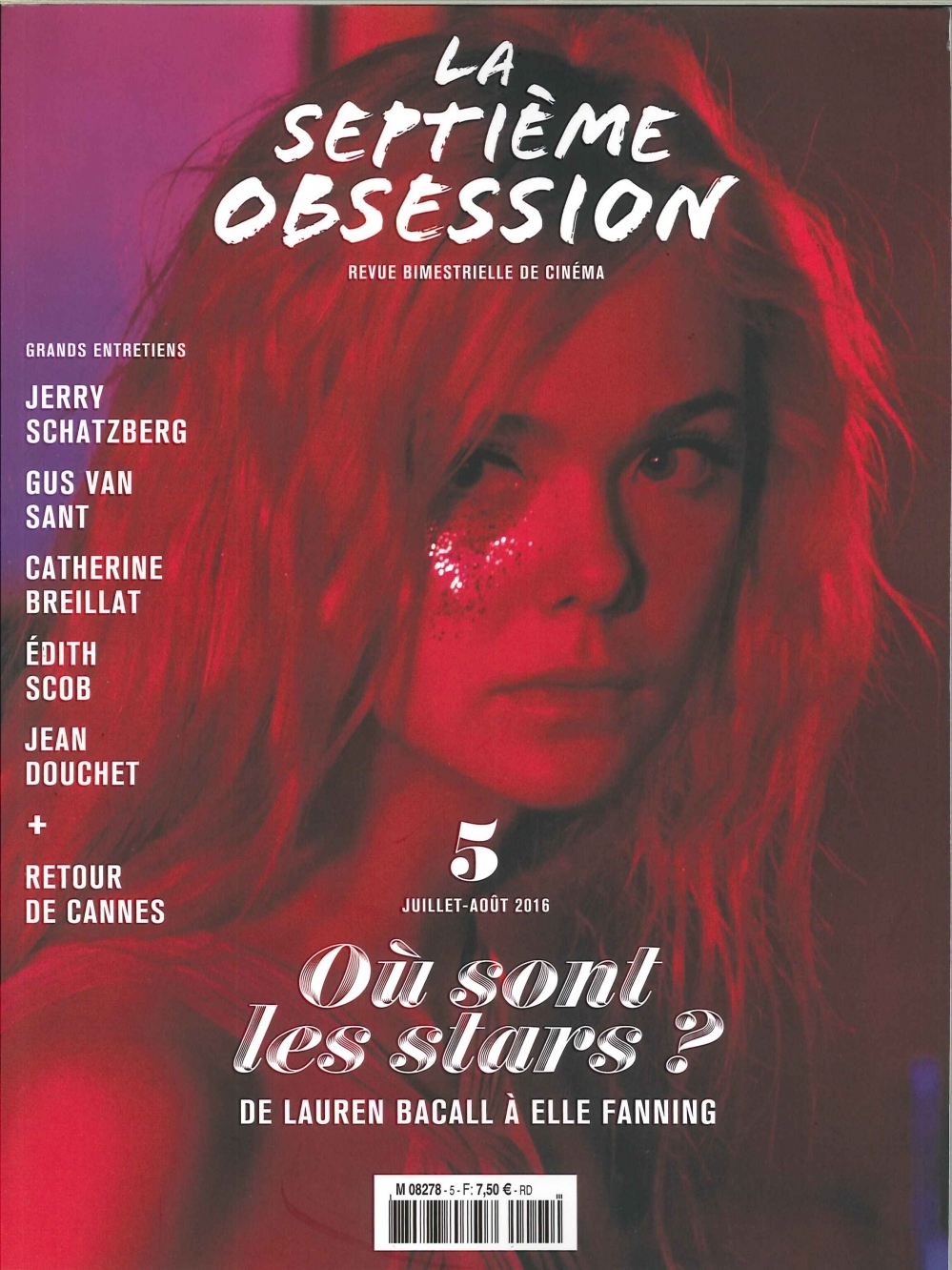 La Septieme Obsession N°5  Ou Sont Les Stars ?  Juillet/Aout 2016