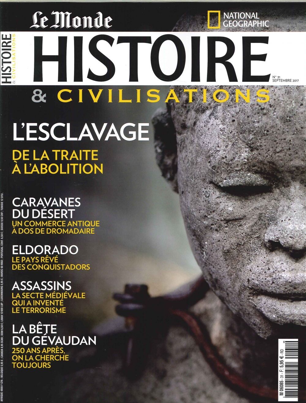 Histoire & Civilisations N°31 - L'Esclavage - Septembre 2017