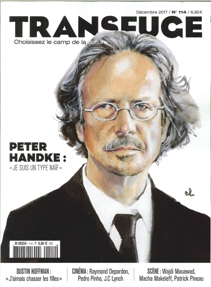 Transfuge N°114  Peter Handke Decembre 2017