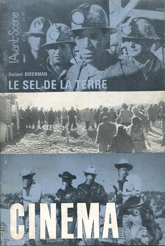 L'Avant Scène cinéma n°115 : Sel de la terre - Juin 1971