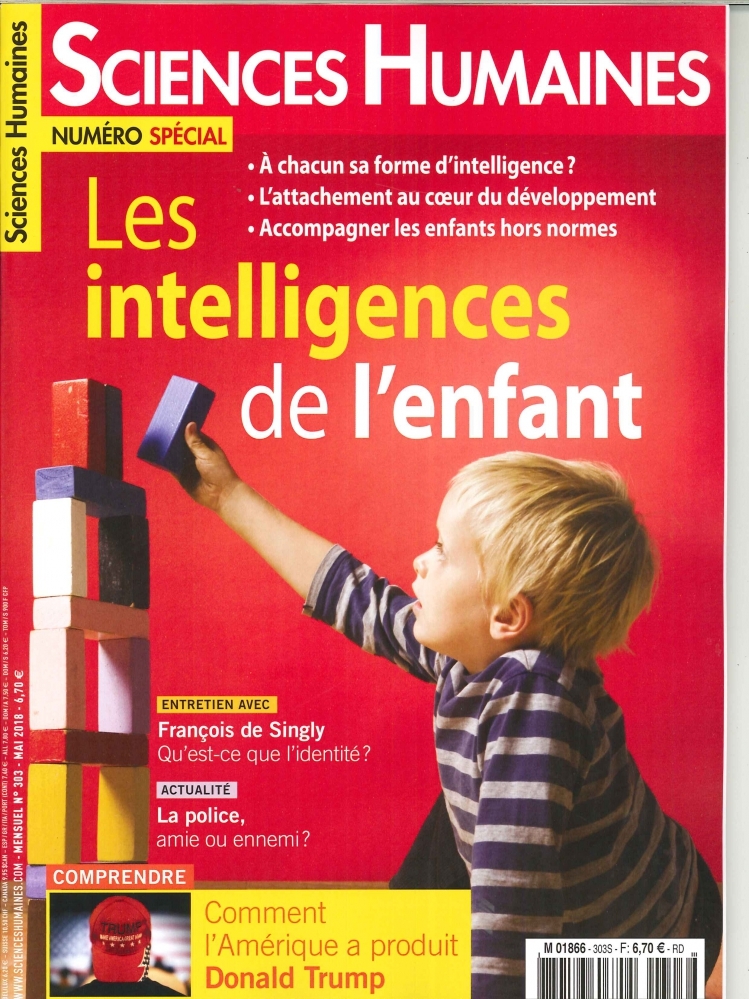 Sciences Humaines N°303 Les intelligences de l'enfant - mai  2018