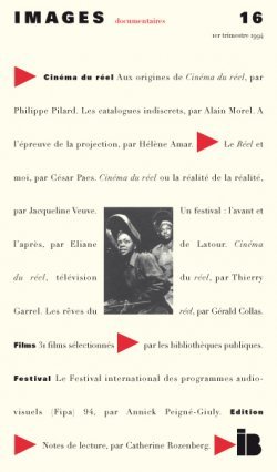 IMAGES DOCUMENTAIRES N° 16 - Cinéma du réel - 1994