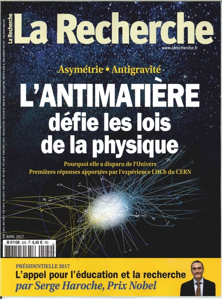La Recherche N°522 L Antimatiere  Avril 2017