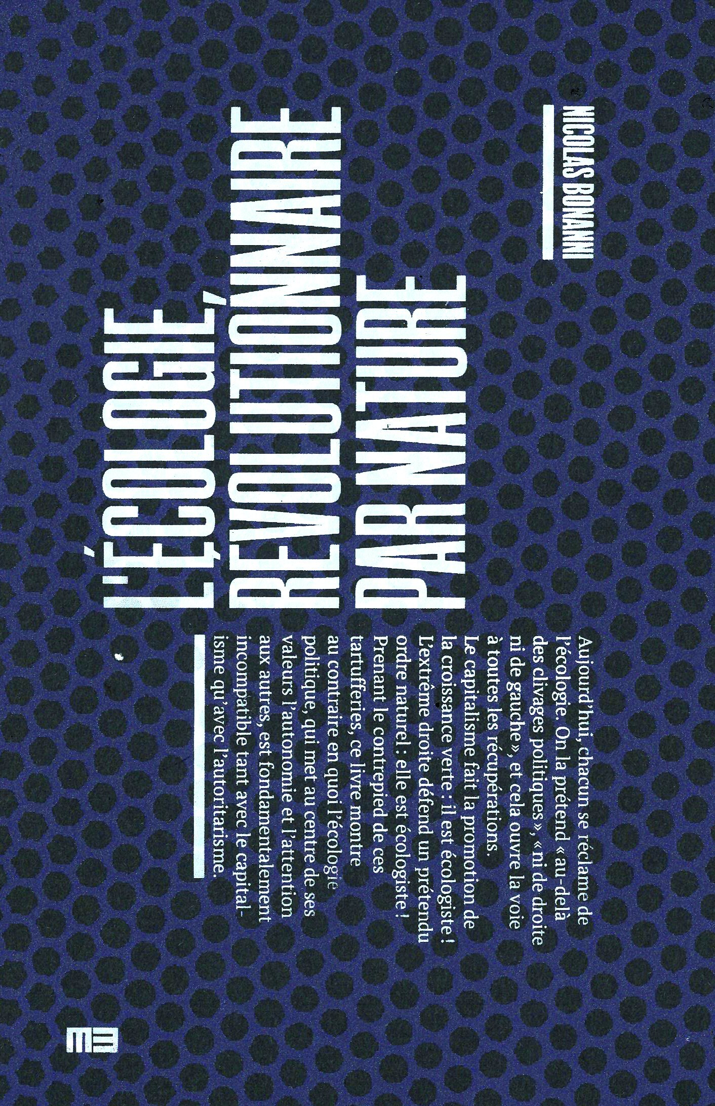 L'écologie, révolutionnaire par nature