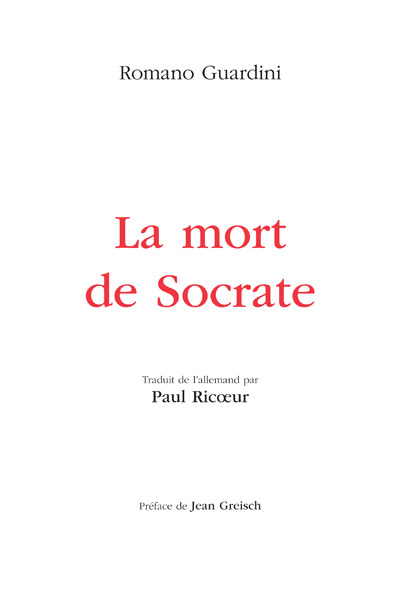 La mort de Socrate