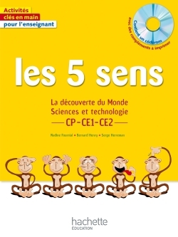 Les 5 sens - La découverte du Monde Sciences et technologie CP CE1 CE2
