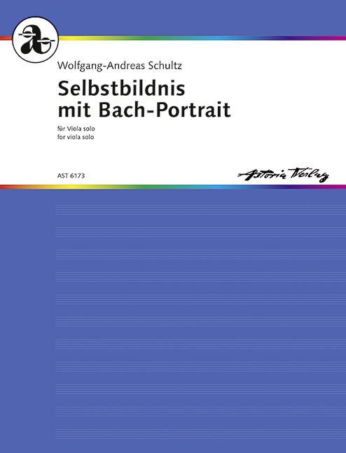 Selbstbildnis mit Bach-Portrait