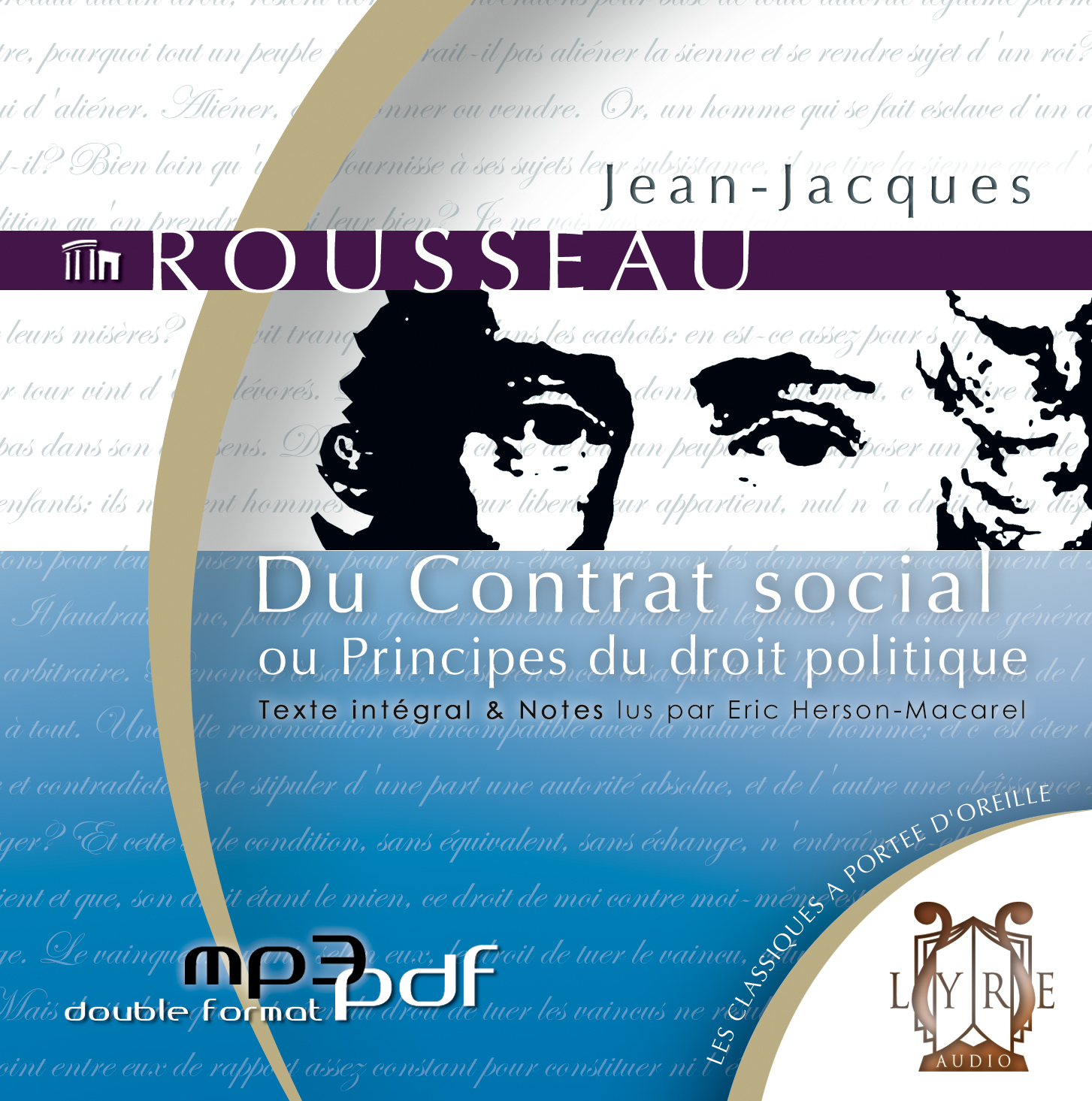 DU CONTRAT SOCIAL ou Principes du droit politique