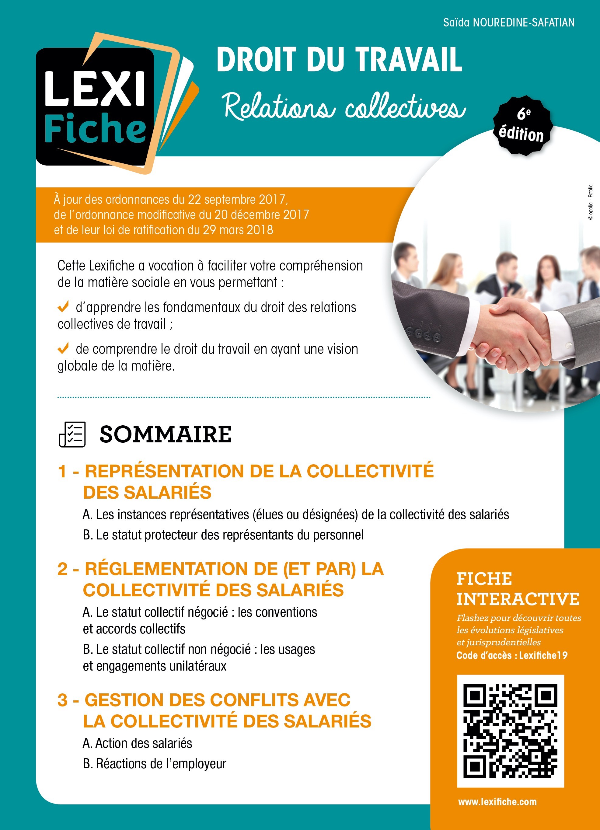 Droit du travail, relations collectives 